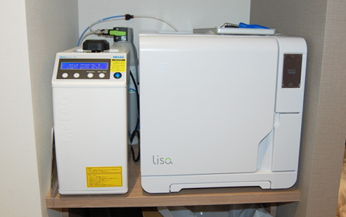 安心・安全のための滅菌へのこだわり!!